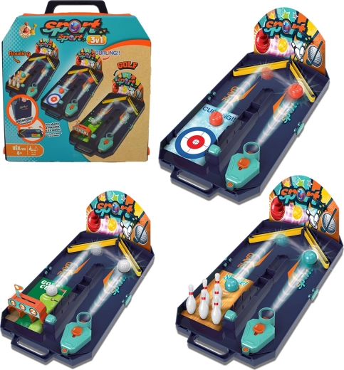 Kinder-Brettspiel Sport 3-in-1 STUDO GAMES