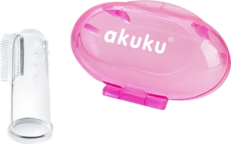 Erste Zahnbürste mit Etui Akuku