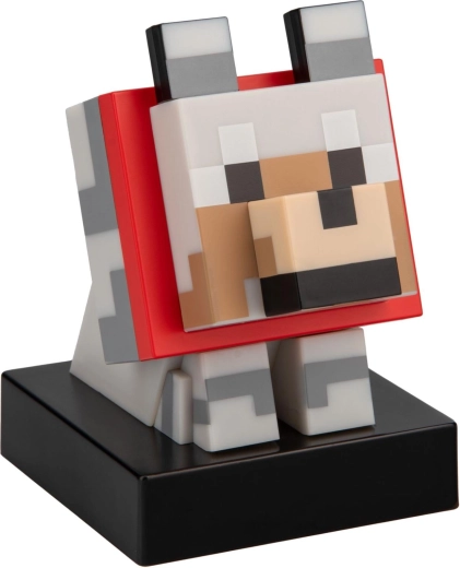 Ikonischer Wolf aus der Welt von Minecraft