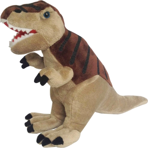 Plüsch-Tyrannosaurus Rex 30 cm braun