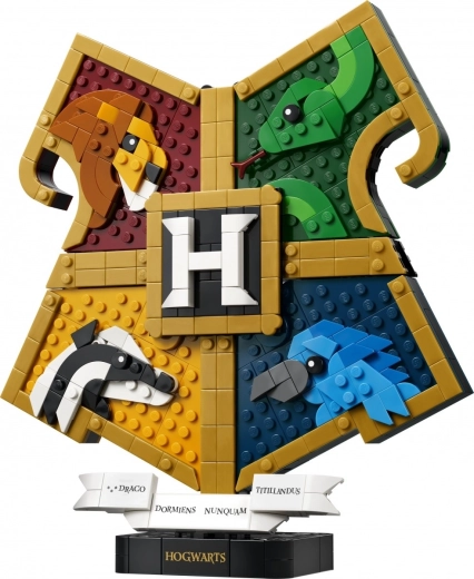 Wappen der vier Häuser als stilvolle Dekoration