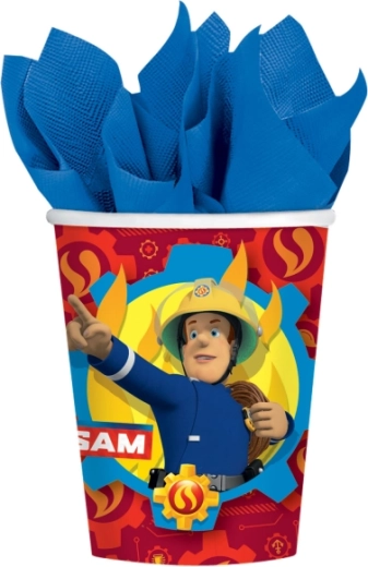 Feuerwehrmann Sam 2017 – Pappbecher 250 ml (8 Stk.)