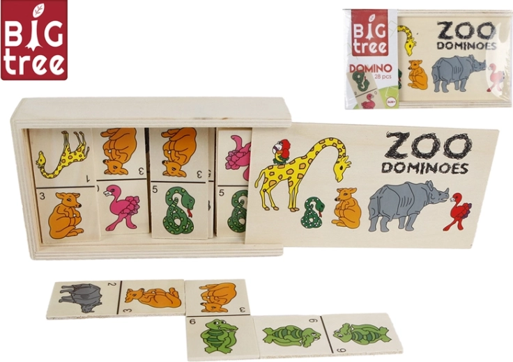 Holz-Domino mit Tieren Big Tree
