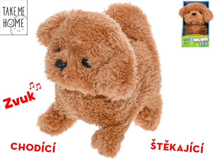 Interaktiver Plüschhund Take Me Home 15,5 cm