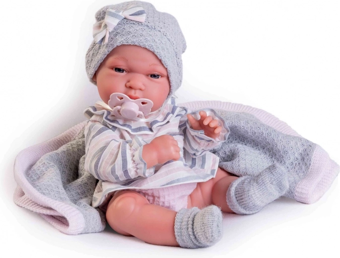 Realistische Babypuppe mit Ganzvinylkörper 33 cm ANTONIO JUAN