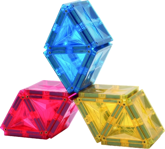 Durchsichtige Teile mit magnetischer Verbindung