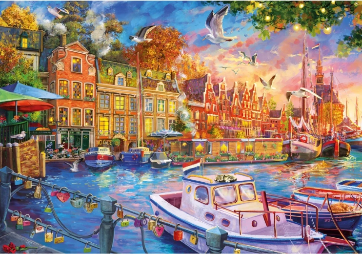 Gibsons Puzzle Hafenreflexionen 500 Teile