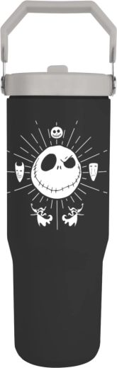 Reise-Thermobecher mit Henkel THE NIGHTMARE BEFORE CHRISTMAS, schwarz