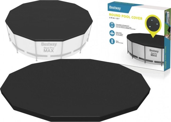 BESTWAY Abdeckplane für Rundpool 366 cm