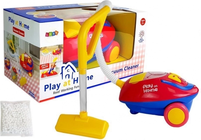 Kinder-Staubsauger PLAY AT HOME mit Batteriebetrieb, Licht und Sound