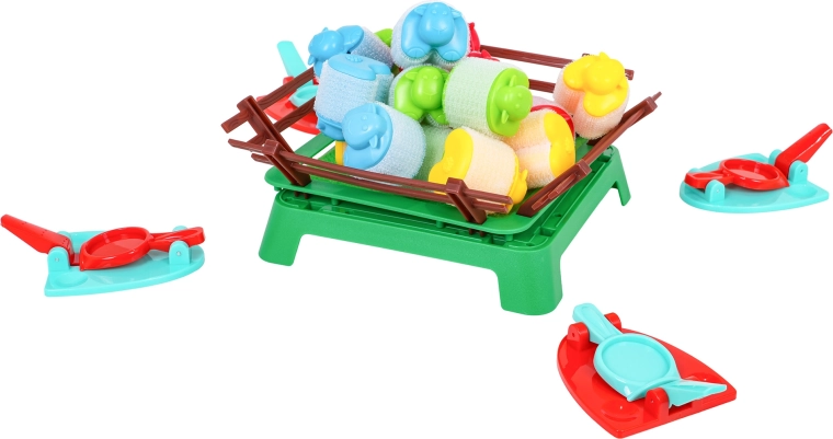 Klettverschluss zum Bauen von Türmchen