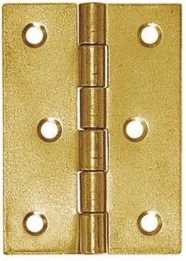 Gelenkscharnier aus Stahl 60 × 43 mm gelb verzinkt