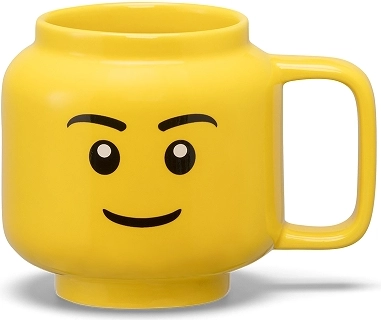 LEGO Keramikbecher 255 ml – Minifigurenkopf Junge