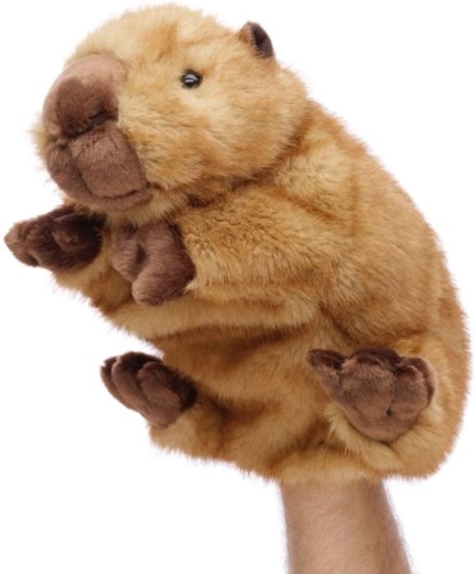 Handpuppe zum Spielen von Geschichten