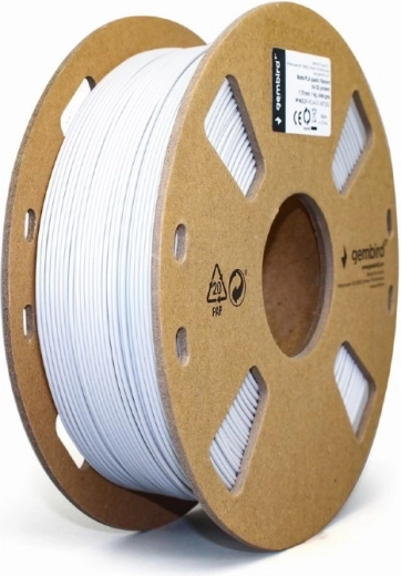 PLA-Filament 1,75 mm matt hellgrau für 3D-Drucker