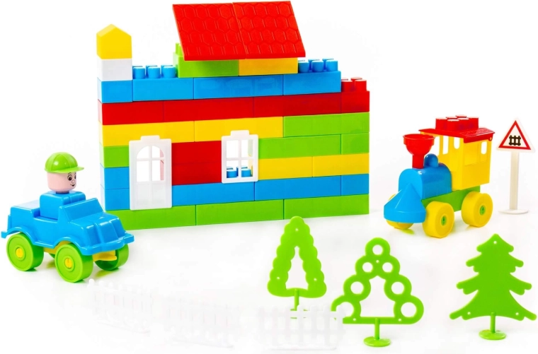 129 Teile für kreatives Bauen