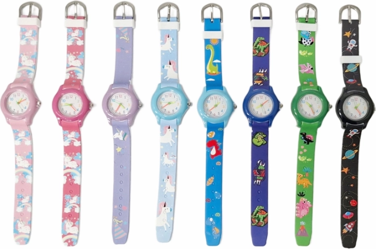 Kinderuhr mit Silikonarmband
