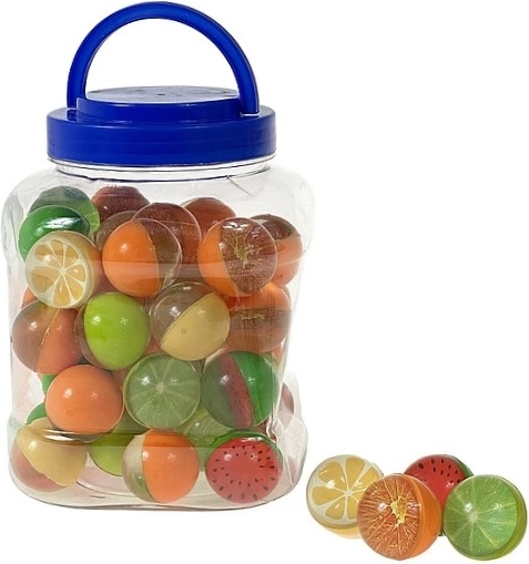 Fruchtiger Springball 3 cm im Glas