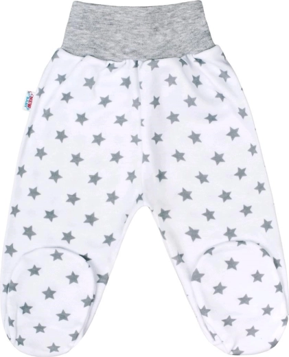 Babypumphose NEW BABY Classic II grau mit Sternchen