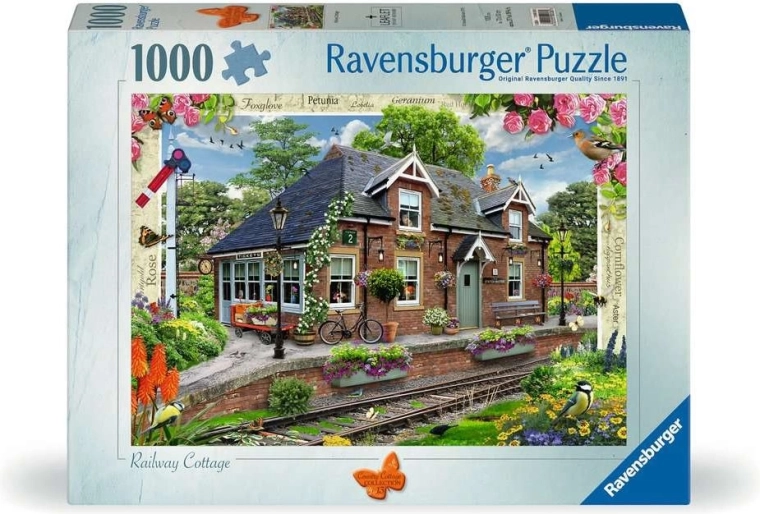 Ravensburger Puzzle Country Cottage: Bahnhof – 1000 Teile
