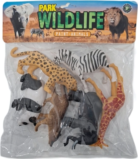 Set mit Figuren wilder Tiere – 6 Stk.