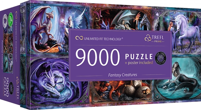 TREFL Puzzle Fantastische Wesen 9000 Teile
