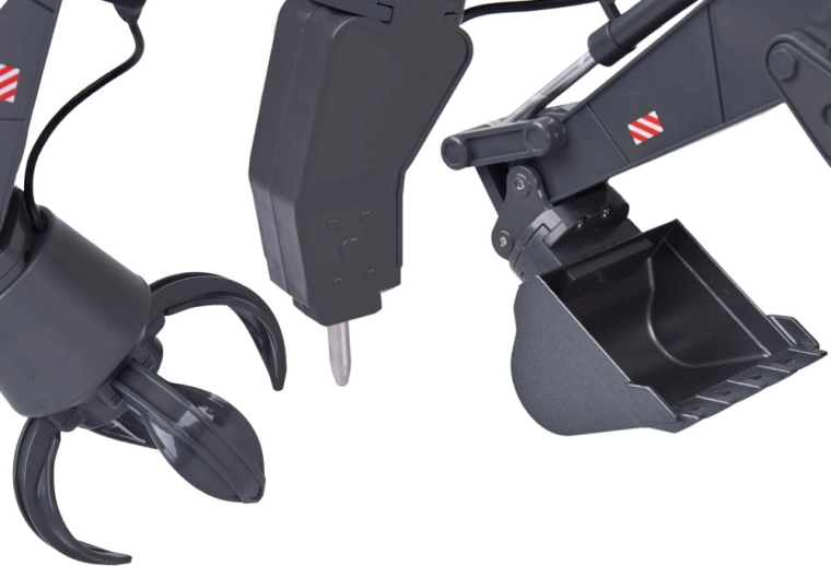 Austauschbare 3-in-1 Aufsätze für realistisches Spiel