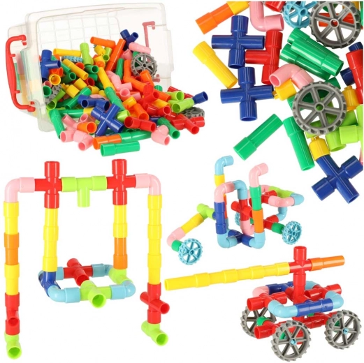 Konstruktionsspielzeug Wasserrohre – 84 Stück