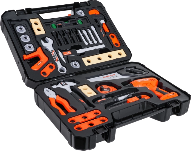 Übersichtlich organisiertes Set