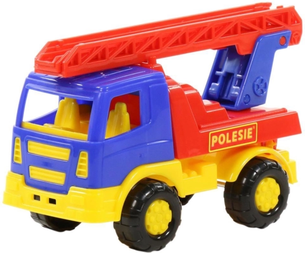 Ausziehbare Leiter für Feuerwehrspiele
