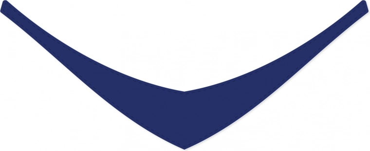 dunkelblaues Halstuch für Plüschtiere