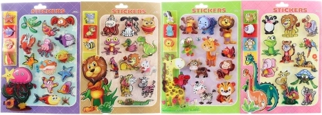 3D-Tiersticker