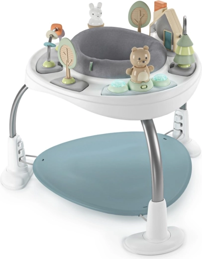Ingenuity Spring & Sprout 2-in-1 Aktivitätscenter und Tisch für Kinder 6–24 Monate
