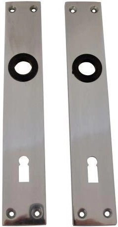 Aluminium-Türschild für Schlüssel 90 mm (1 Paar)