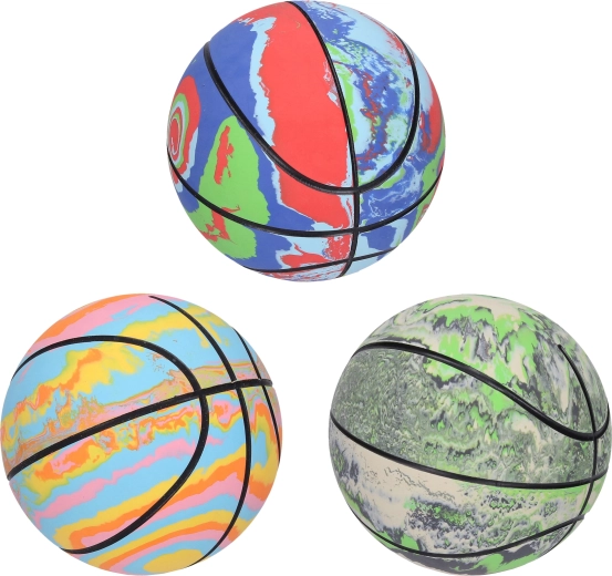 Regenbogen-Basketball 9 cm – 1 Stück