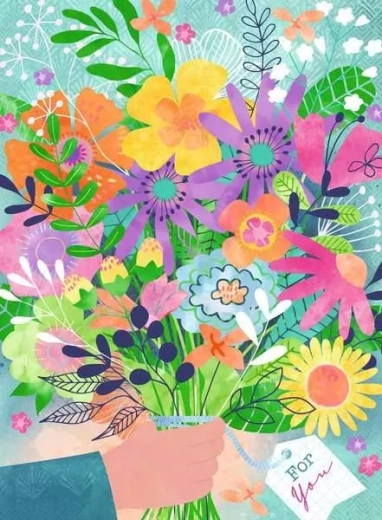 Ravensburger Puzzle Blumen für dich 500 Teile