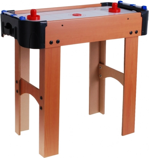 Airhockey Pro für Kinder mit Holzdekor, Ventilator und Zubehör – Holz