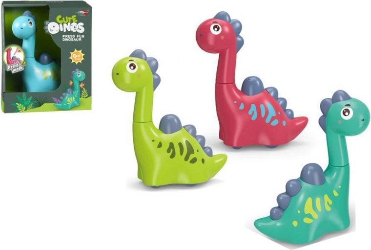 Unterhaltsames Spielzeug für die Kleinsten – Dinosaurier Press & Go