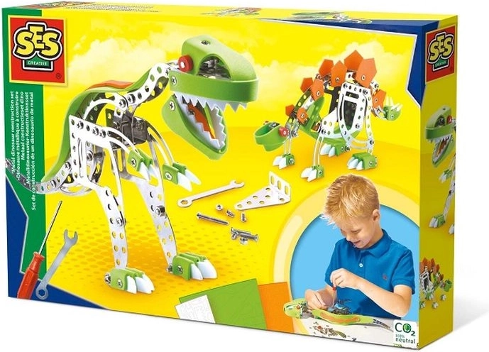 SES Creative Metallbaukasten Dinosaurier