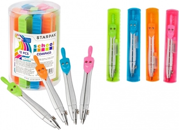 Zirkel in 4 Farben