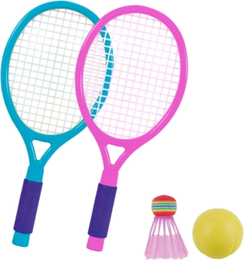 Tennis- und Badminton-Set