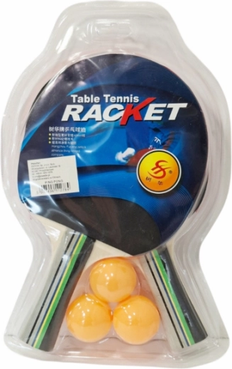 Set Tischtennisschläger mit Bällen