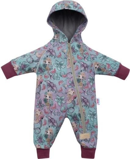 Softshell-Kinderoverall NEW BABY Meerjungfrauen 98