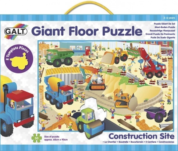Galt Riesiges Bodenpuzzle Baustelle 30 Teile