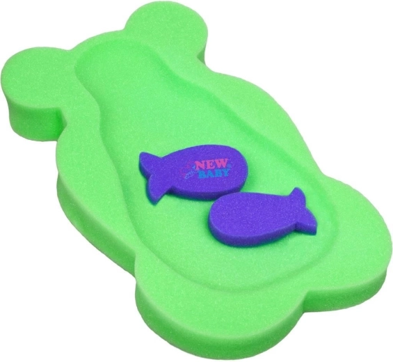 Schaumstoff-Badeunterlage New Baby Basic Bärchen grün