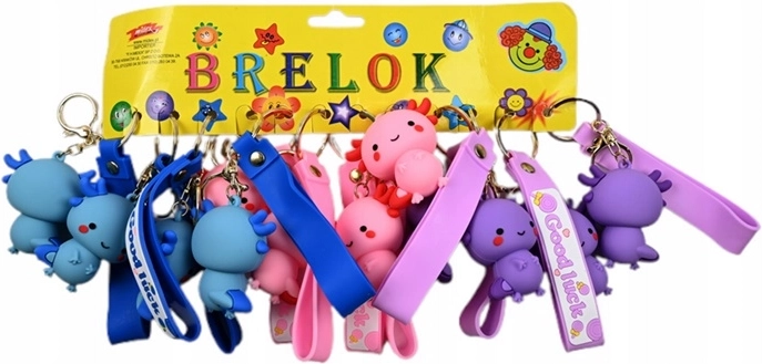 Axolotl-Schlüsselanhänger – Schlüsselring