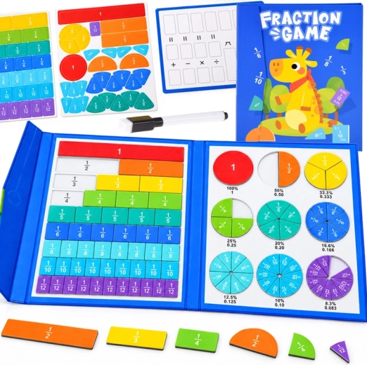 Magnetisches Bruchrechnen-Set für Kinder
