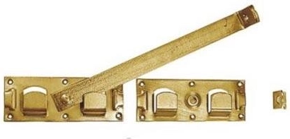 Riegelschloss für Gartentor 440 × 70 × 180 mm