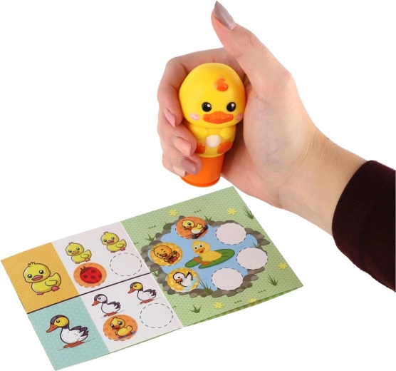 Einfaches Stempeln für kleine Hände