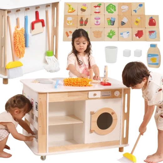 Viga 3-in-1 Holz-Hauszentrum mit Zubehör